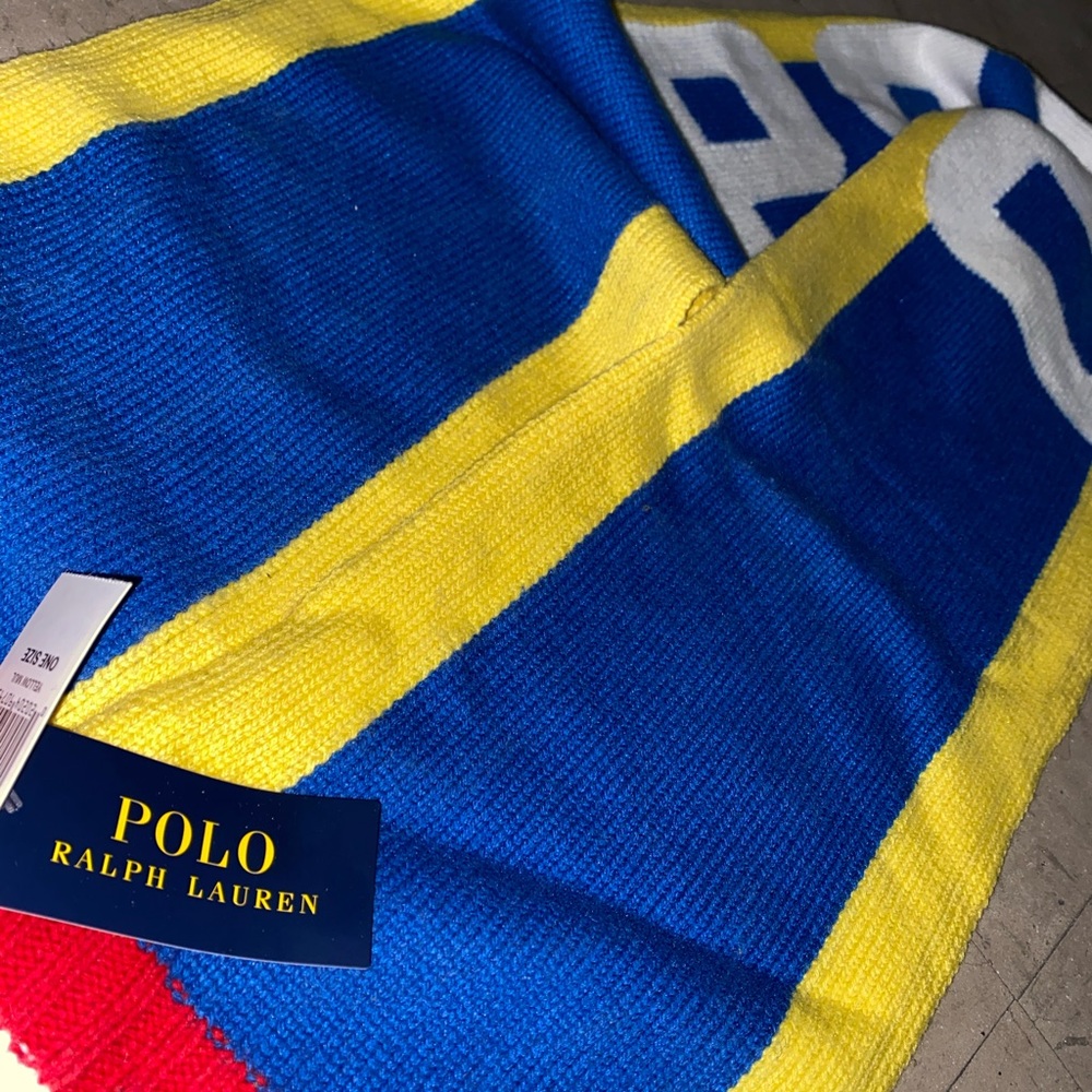 (NWT) 🔥polo Ralph Lauren scarf🔥only one left - Picture 4 of 7